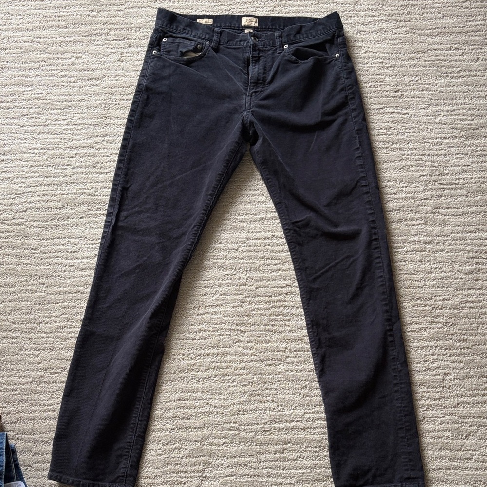 J. Crew Men’s Corduroy Pants in Dark Navy